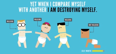 When I Compare Myself ... - from Zen Pencils