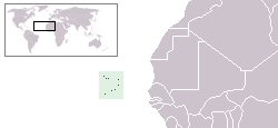 The Location of Cabo Verde