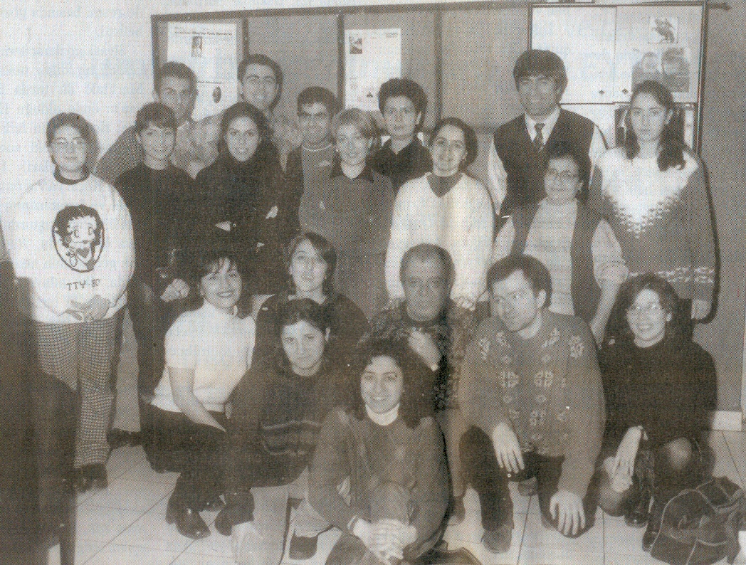 Hrant Dink with Agos Staff