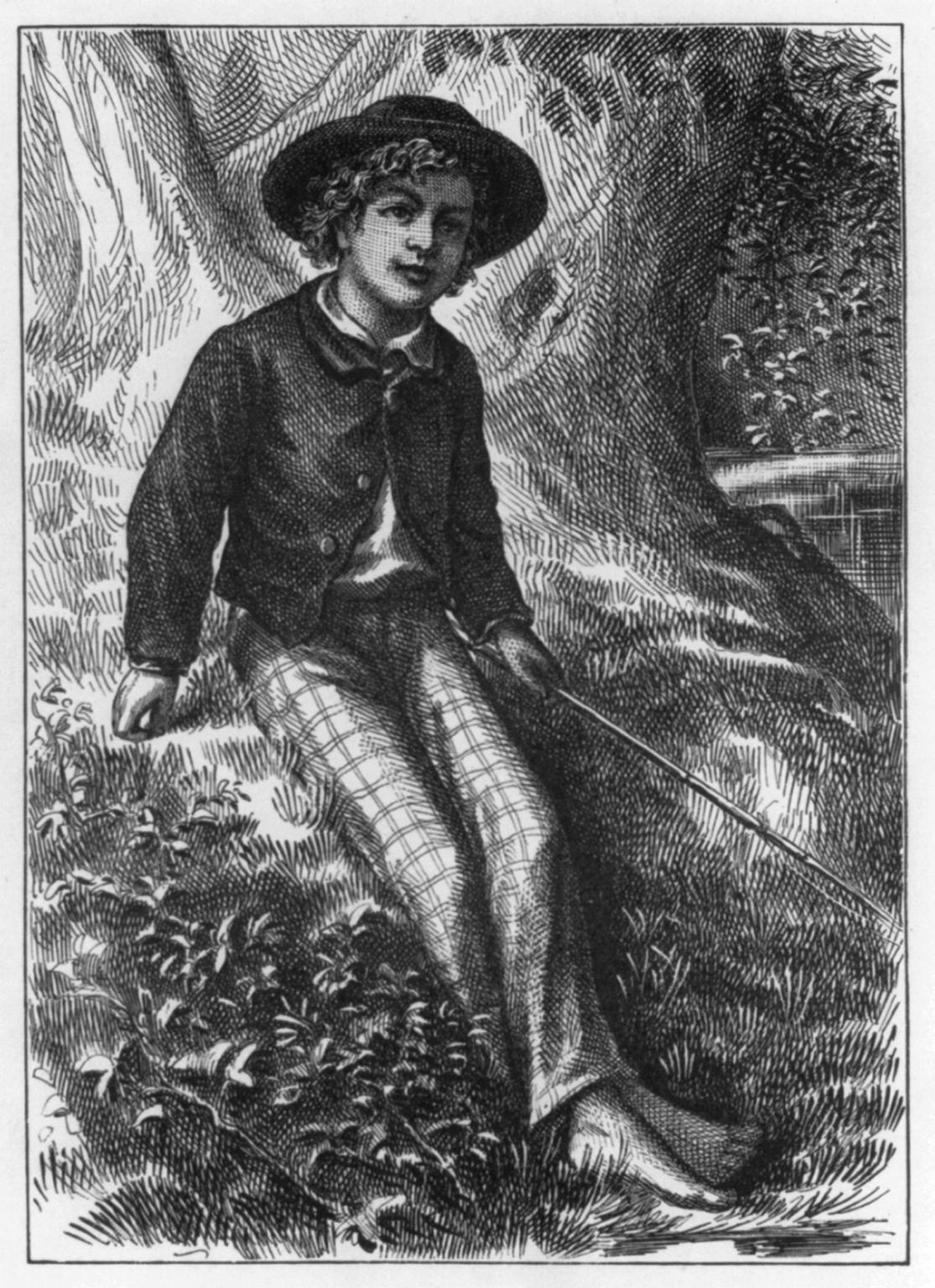 Tom Sawyer - 1876 illustration by True Williams